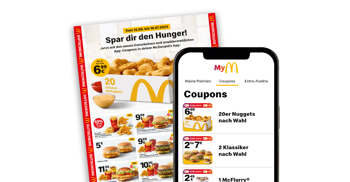 Mit McDonald’s Gutscheinen jetzt sparen und genießen!